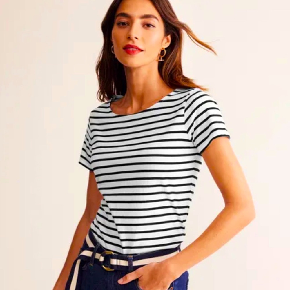 Boden Ella Short Sleeve Breton US 4/UK 8